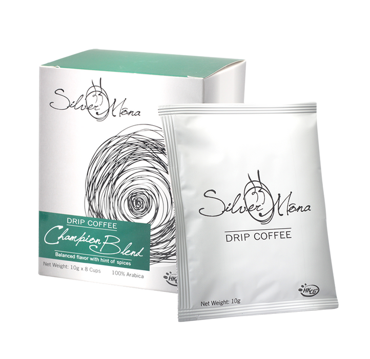 Silver Mona Champion Blend Drip Coffee (10g x 8 Cups)