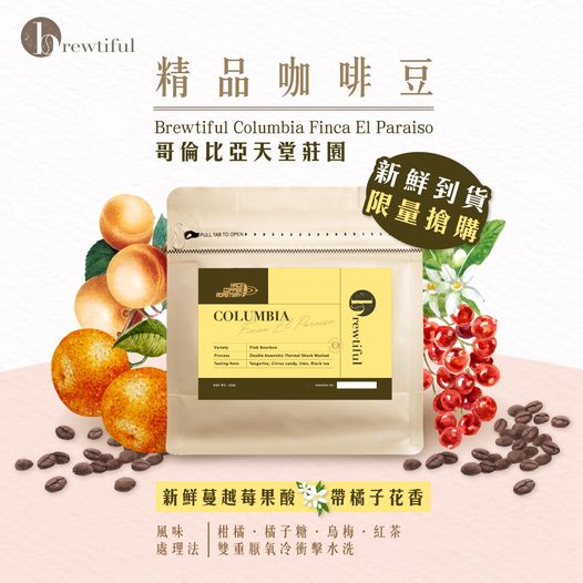 【Brewtiful精品咖啡豆】⚡新鮮到貨！