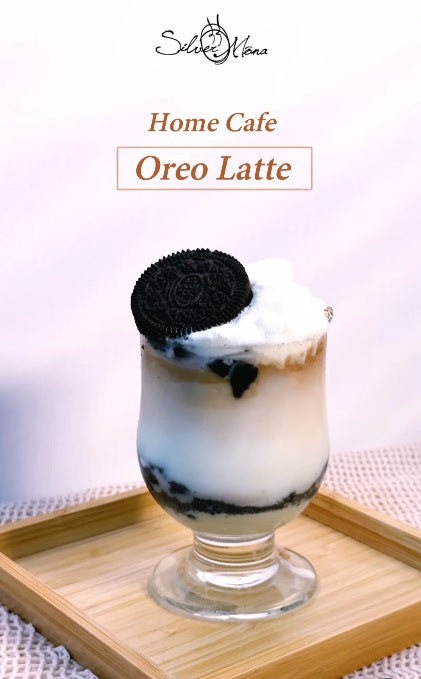 Silver Mona Home Cafe Oreo Latte