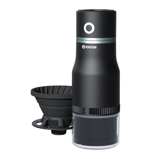 Geartron PLUG&GO Portable Electric Coffee Grinder - Black