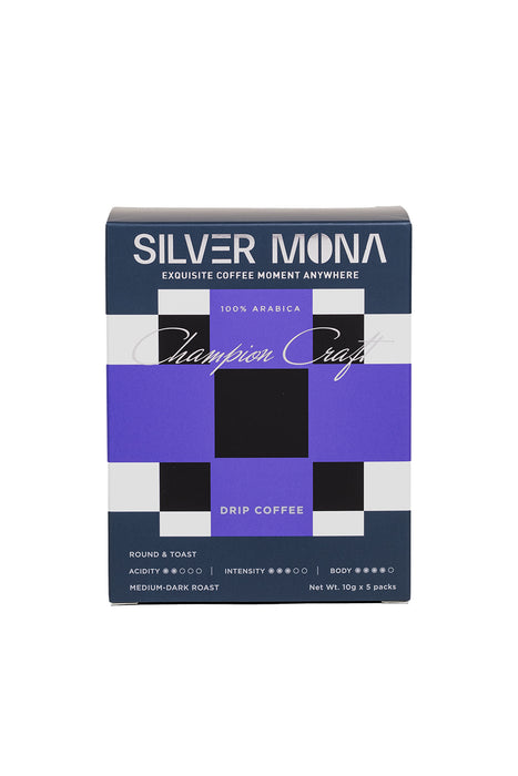 Silver Mona - Champion Craft 匠心特調掛耳濾泡式咖啡 (10克 x 5包)