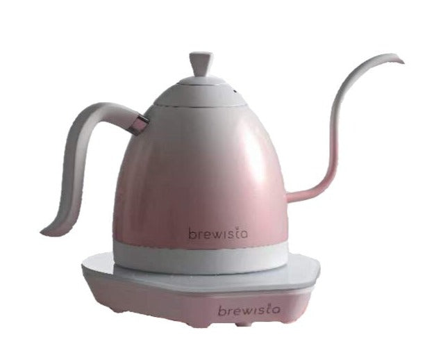 Brewista - 可調溫鵝頸電熱水壺(手沖壺) 0.6L - 粉紅色
