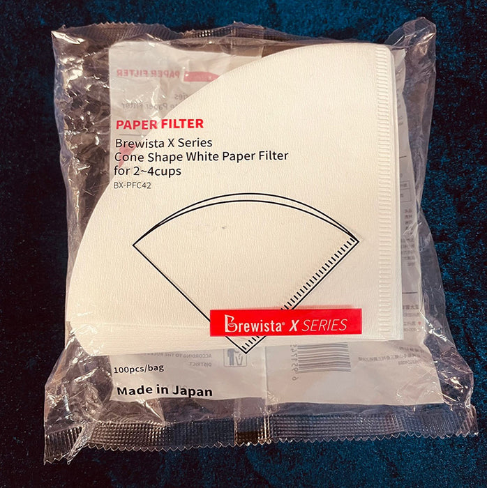 Brewista X Series Cone Shape White Paper Filter 手沖咖啡濾紙 100pcs/bag for 2 - 4 Cups