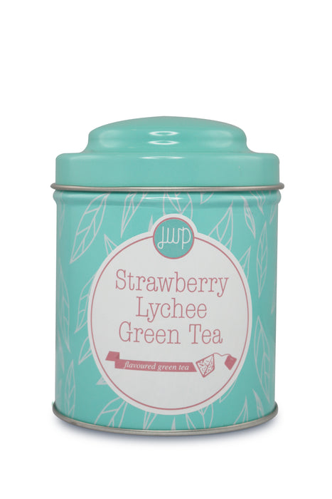 JWP草莓荔枝綠茶（10茶包/罐裝）