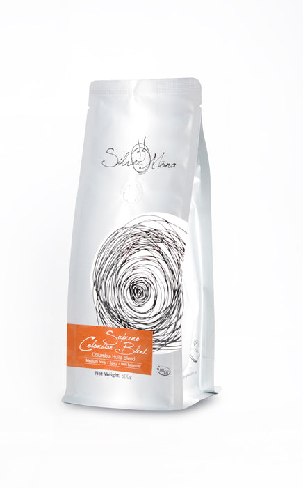 Silver Mona - CSB特級哥倫比亞拼配咖啡豆 (500克)